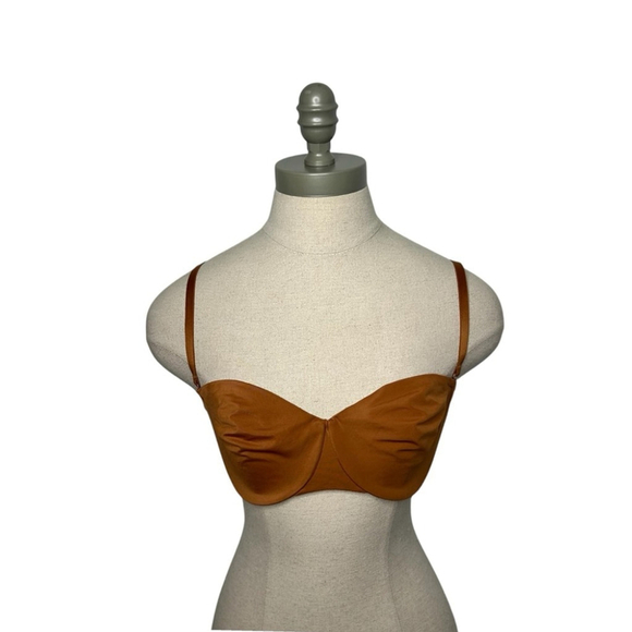 Skims Smoothing Intimates Unlined Strapless Bra with Straps in Bronze Size 34C - Picture 5 of 12